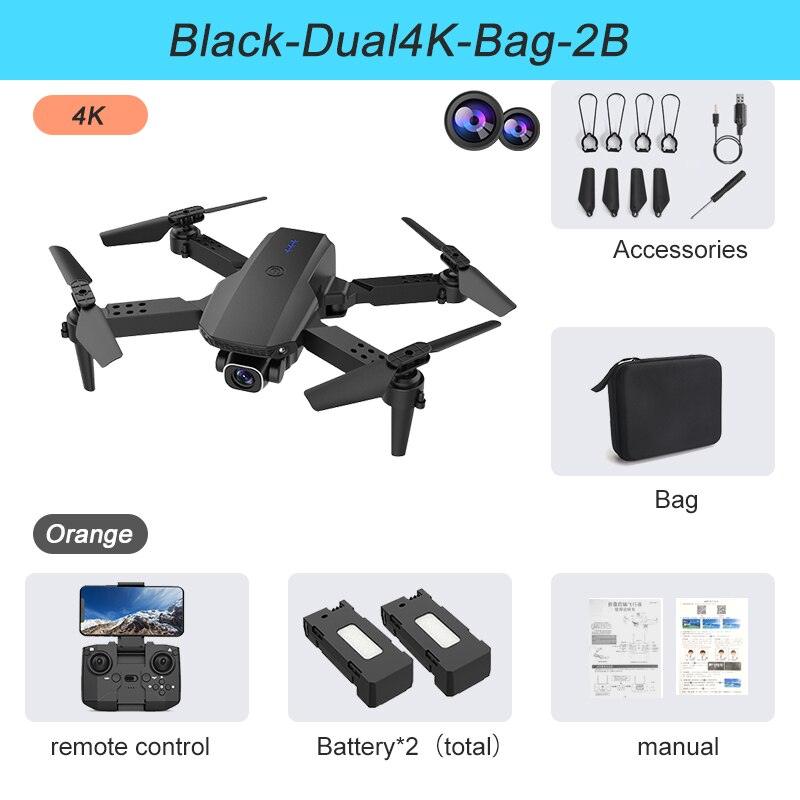 K5 Mini Drone - 4K HD Dual Camera 2.4G Wifi FPV Air Pressure Fixed Height Foldable Quadcopter RC Helicopter Gifts Toys 17 K5 Mini Drone - 4K HD Dual Camera 2.4G Wifi FPV Air Pressure Fixed Height Foldable Quadcopter RC Helicopter Gifts Toys - Image 17