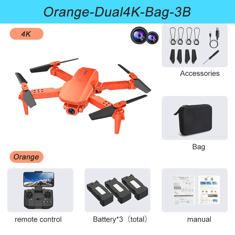 K5 Mini Drone - 4K HD Dual Camera 2.4G Wifi FPV Air Pressure Fixed Height Foldable Quadcopter RC Helicopter Gifts Toys 10 K5 Mini Drone - 4K HD Dual Camera 2.4G Wifi FPV Air Pressure Fixed Height Foldable Quadcopter RC Helicopter Gifts Toys - Image 10