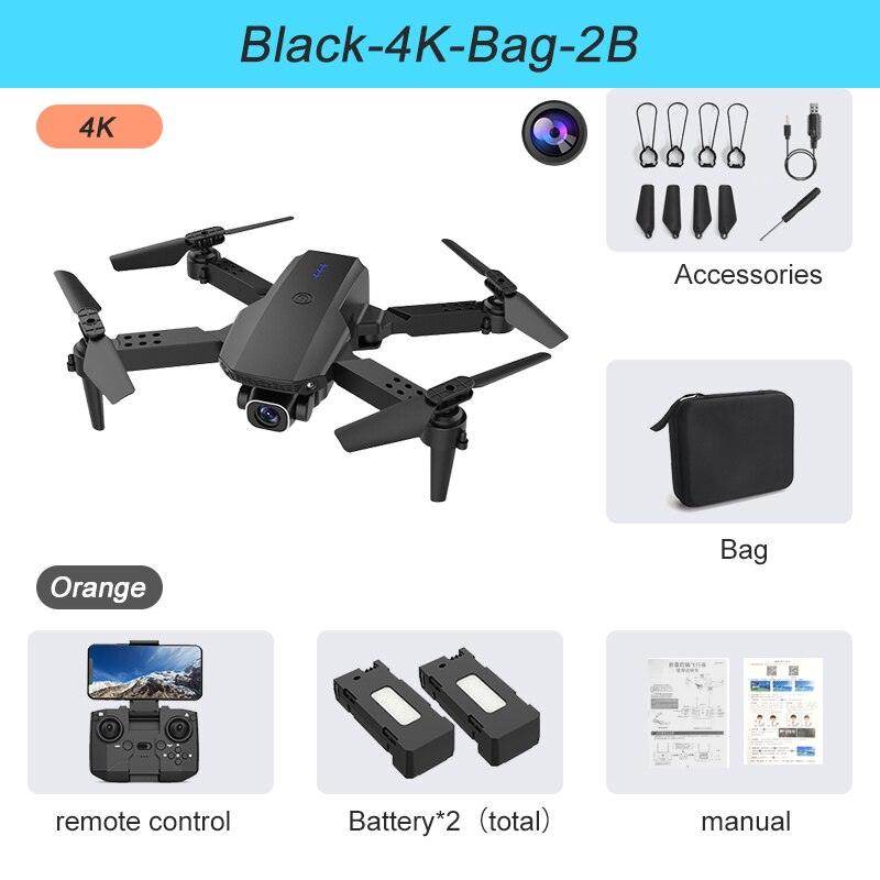K5 Mini Drone - 4K HD Dual Camera 2.4G Wifi FPV Air Pressure Fixed Height Foldable Quadcopter RC Helicopter Gifts Toys 5 K5 Mini Drone - 4K HD Dual Camera 2.4G Wifi FPV Air Pressure Fixed Height Foldable Quadcopter RC Helicopter Gifts Toys - Image 5