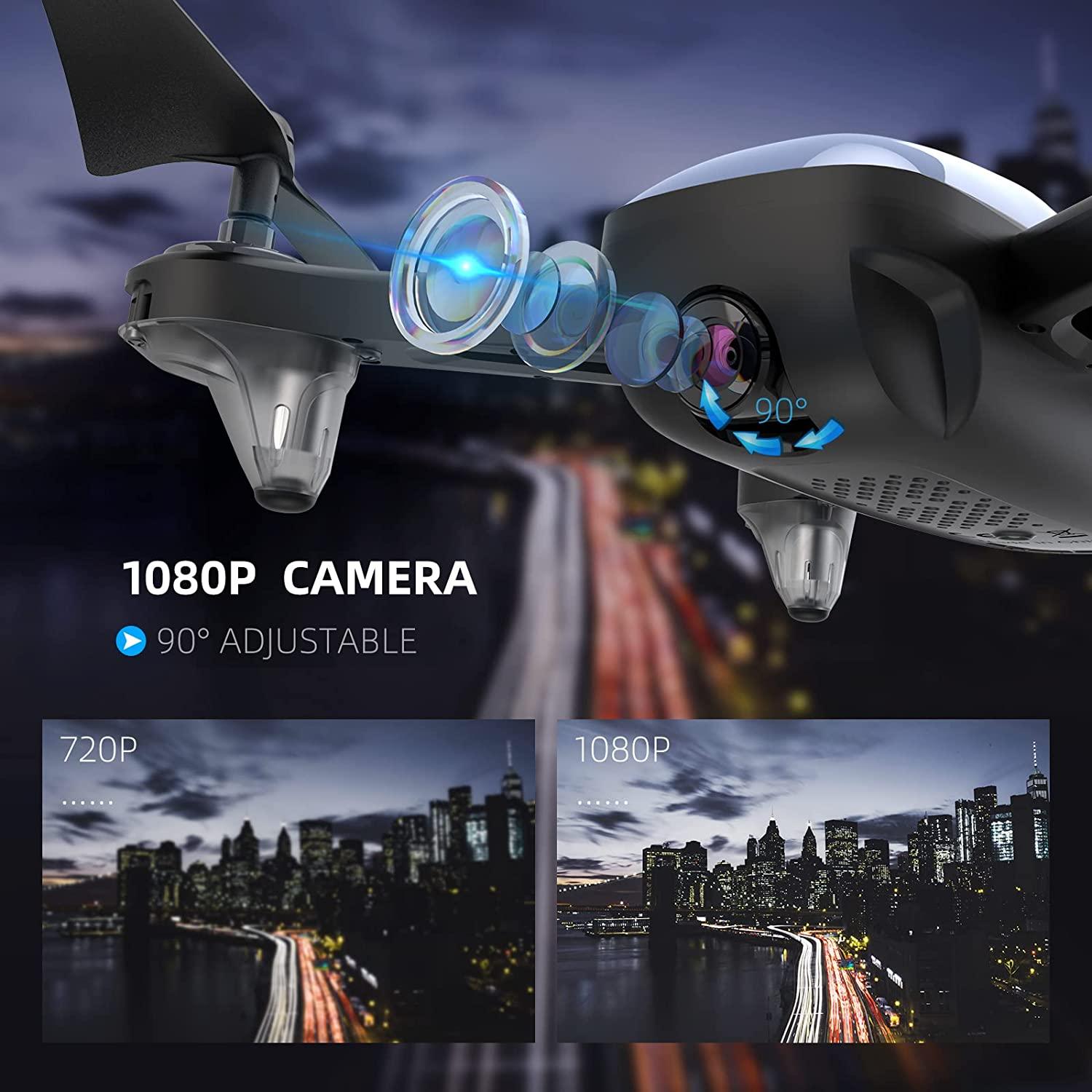 Cheerwing U89S Drone - for Kids and Adults, 1080 HD Camera Drone WiFi 2.4G RC Drone Quadcopter,One Key Take/Off,Altitude Hold,3D Flip 8 Cheerwing U89S Drone - for Kids and Adults, 1080 HD Camera Drone WiFi 2.4G RC Drone Quadcopter,One Key Take/Off,Altitude Hold,3D Flip - Image 8