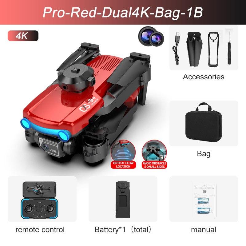 CS9 Drone - 4K Dual Optical Flow Drone WIFI FPV 2.4GHz Height Keeping Obstacle Avoidance Four Axis Foldable RC Quadcopter Aircraft Toy 11 CS9 Drone - 4K Dual Optical Flow Drone WIFI FPV 2.4GHz Height Keeping Obstacle Avoidance Four Axis Foldable RC Quadcopter Aircraft Toy - Image 11