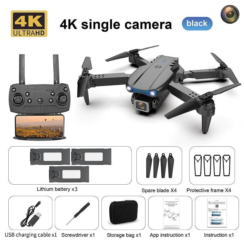 E99 Pro Drone With HD Camera - 4K Dual Camera 25 Minutes 200M Distance Headless Model Night Flying WIFI Foldable Drone 25 E99 Pro Drone With HD Camera - 4K Dual Camera 25 Minutes 200M Distance Headless Model Night Flying WIFI Foldable Drone - Image 25