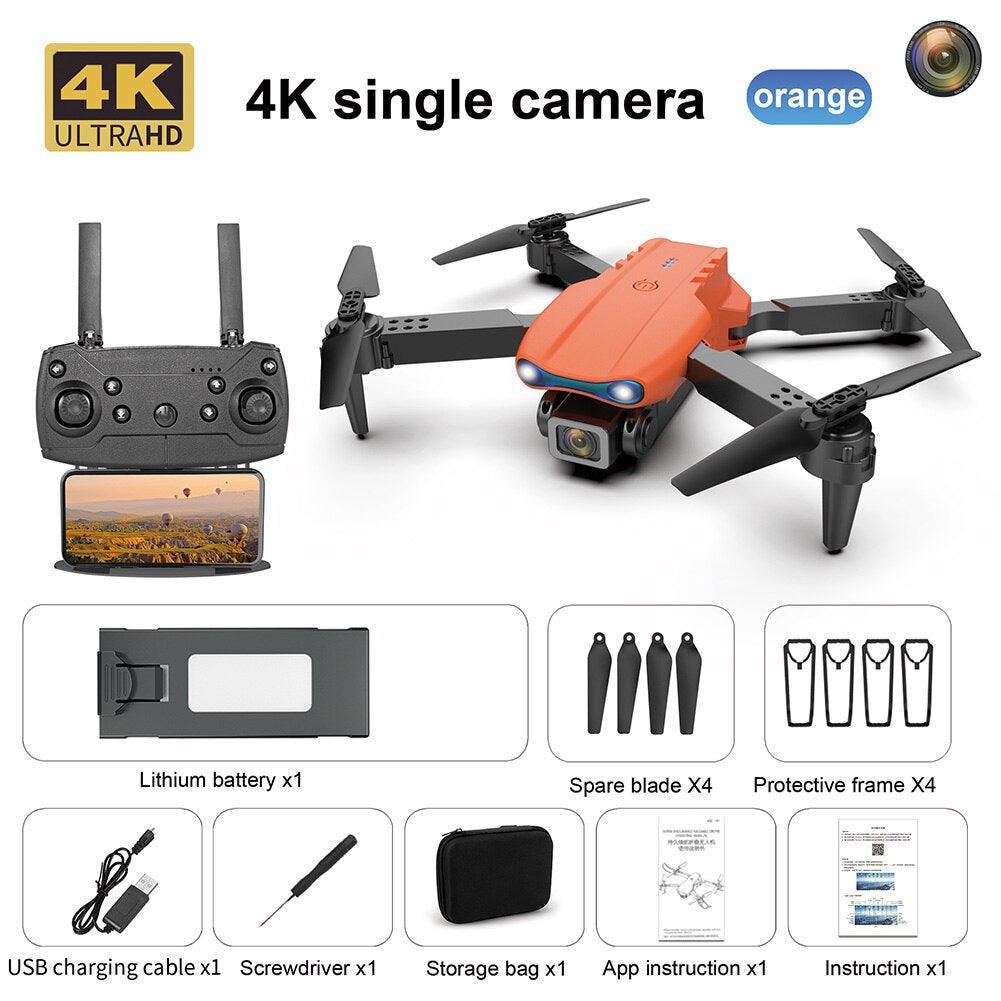 E99 Pro Drone With HD Camera - 4K Dual Camera 25 Minutes 200M Distance Headless Model Night Flying WIFI Foldable Drone 23 E99 Pro Drone With HD Camera - 4K Dual Camera 25 Minutes 200M Distance Headless Model Night Flying WIFI Foldable Drone - Image 23