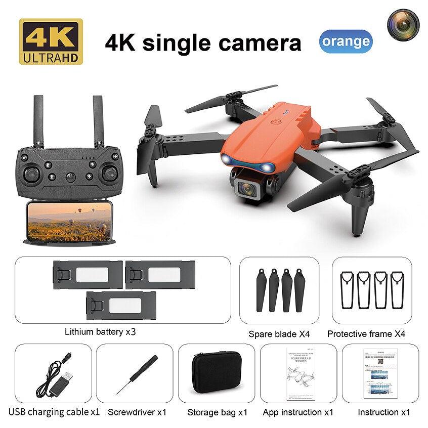 E99 Pro Drone With HD Camera - 4K Dual Camera 25 Minutes 200M Distance Headless Model Night Flying WIFI Foldable Drone 18 E99 Pro Drone With HD Camera - 4K Dual Camera 25 Minutes 200M Distance Headless Model Night Flying WIFI Foldable Drone - Image 18