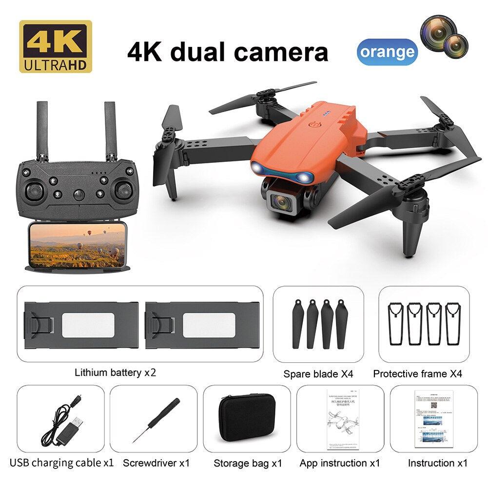 E99 Pro Drone With HD Camera - 4K Dual Camera 25 Minutes 200M Distance Headless Model Night Flying WIFI Foldable Drone 17 E99 Pro Drone With HD Camera - 4K Dual Camera 25 Minutes 200M Distance Headless Model Night Flying WIFI Foldable Drone - Image 17
