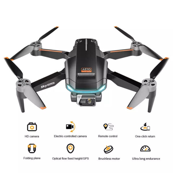 AE10 Drone - GPS WIFI Brushless Drone 8K HD Dual Camera Professional 800M Distance Remote Control Foldable Dron 7 AE10 Drone - GPS WIFI Brushless Drone 8K HD Dual Camera Professional 800M Distance Remote Control Foldable Dron - Image 7