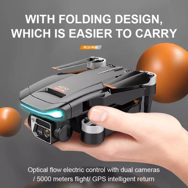 AE10 Drone - GPS WIFI Brushless Drone 8K HD Dual Camera Professional 800M Distance Remote Control Foldable Dron 6 AE10 Drone - GPS WIFI Brushless Drone 8K HD Dual Camera Professional 800M Distance Remote Control Foldable Dron - Image 6