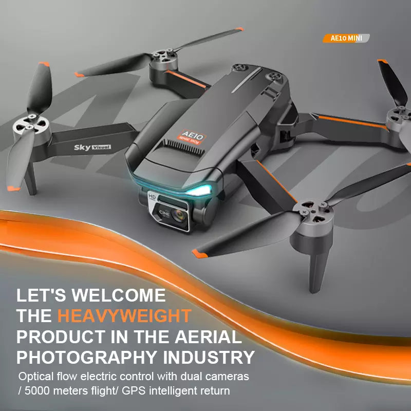 AE10 Drone - GPS WIFI Brushless Drone 8K HD Dual Camera Professional 800M Distance Remote Control Foldable Dron 5 AE10 Drone - GPS WIFI Brushless Drone 8K HD Dual Camera Professional 800M Distance Remote Control Foldable Dron - Image 5