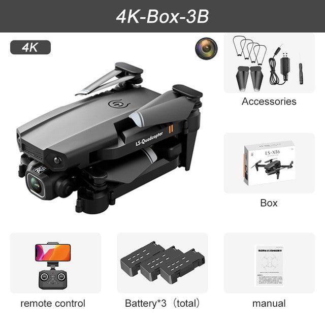 Ls XT6 Mini Drone - 4K 1080P HD Camera WiFi Fpv Air Pressure Altitude Hold Foldable Quadcopter RC Dron Kid Toy Boys GIfts 10 Ls XT6 Mini Drone - 4K 1080P HD Camera WiFi Fpv Air Pressure Altitude Hold Foldable Quadcopter RC Dron Kid Toy Boys GIfts — изображение 10