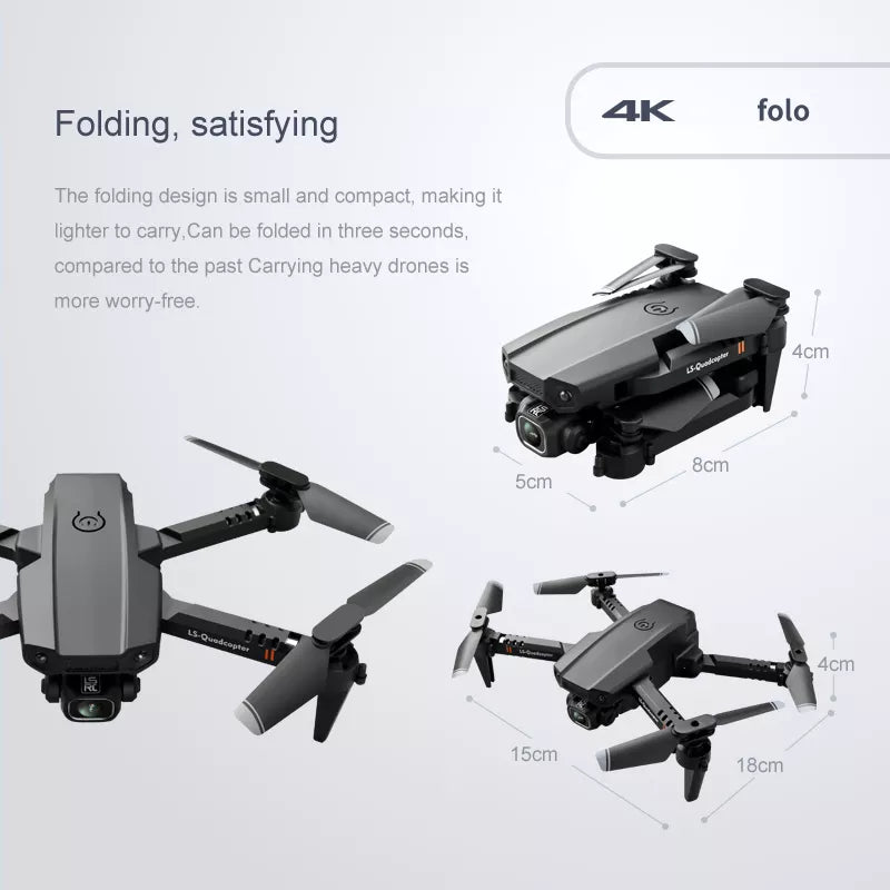 Ls XT6 Mini Drone - 4K 1080P HD Camera WiFi Fpv Air Pressure Altitude Hold Foldable Quadcopter RC Dron Kid Toy Boys GIfts 9 Ls XT6 Mini Drone - 4K 1080P HD Camera WiFi Fpv Air Pressure Altitude Hold Foldable Quadcopter RC Dron Kid Toy Boys GIfts — изображение 9
