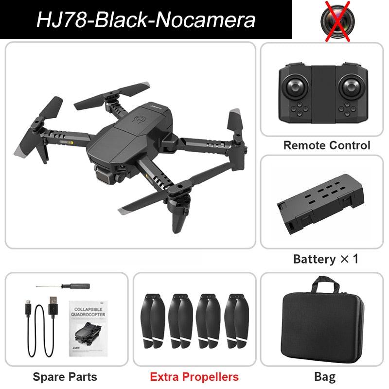 HJ78 Mini Drone - 4k Professional HD Dual Camera WIFI FPV Foldable Quadcopter Fixed Height RC Helicopter Gift Toys 11 HJ78 Mini Drone - 4k Professional HD Dual Camera WIFI FPV Foldable Quadcopter Fixed Height RC Helicopter Gift Toys - Image 11