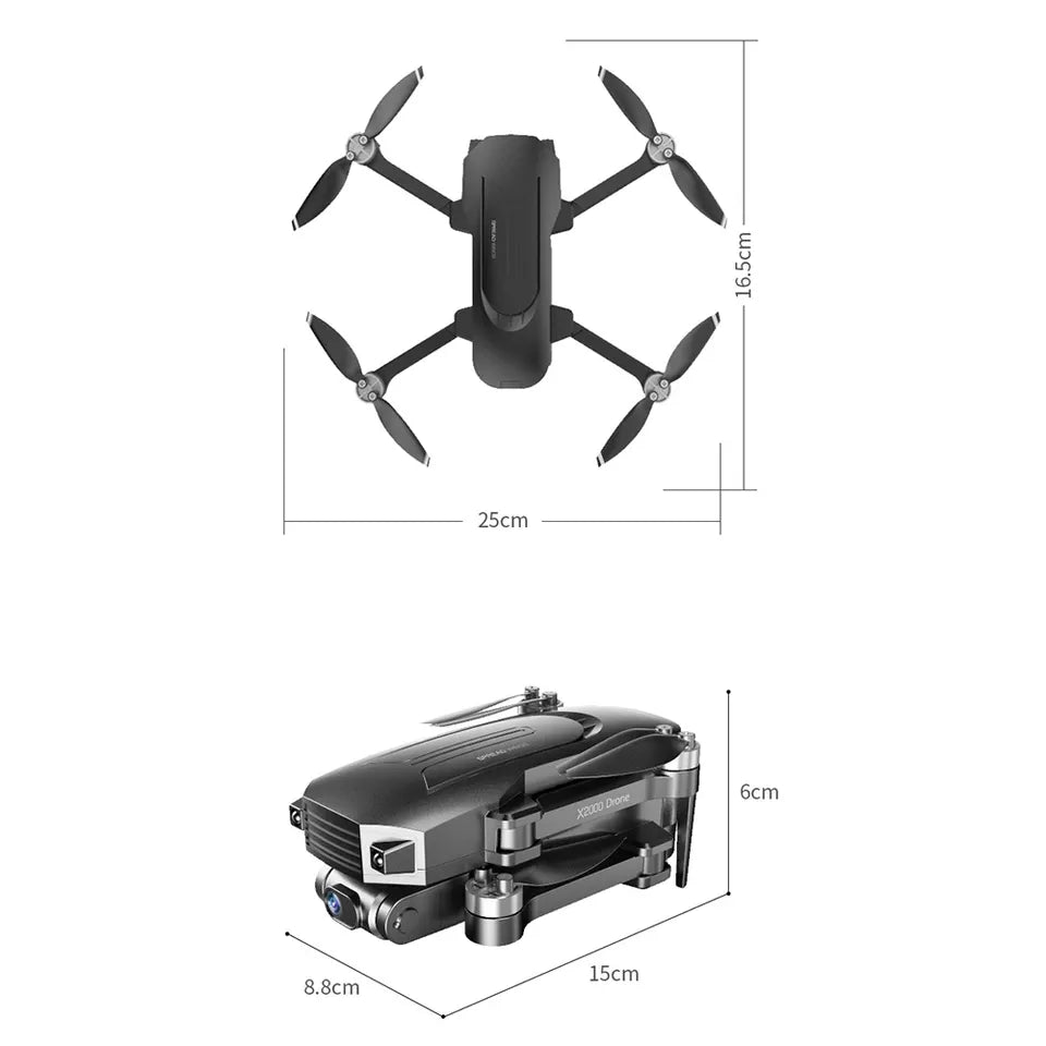 X2000 Drone - 1.3KM GPS Brushless 4K HD camera Follow Me Drone Auto Return drone - Image 4