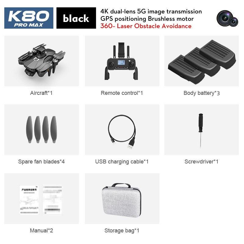 XYRC K80 PRO MAX GPS Drone - 4K Professional 8K Dual HD Camera Laser Obstacle Avoidance Brushless Folding Quadcopter RC Helicopter 12 XYRC K80 PRO MAX GPS Drone - 4K Professional 8K Dual HD Camera Laser Obstacle Avoidance Brushless Folding Quadcopter RC Helicopter - صورة XYRC K80 PRO MAX GPS Drone - 4K Professional 8K Dual HD Camera Laser Obstacle Avoidance Brushless Folding Quadcopter RC Helicopter - صورة 12