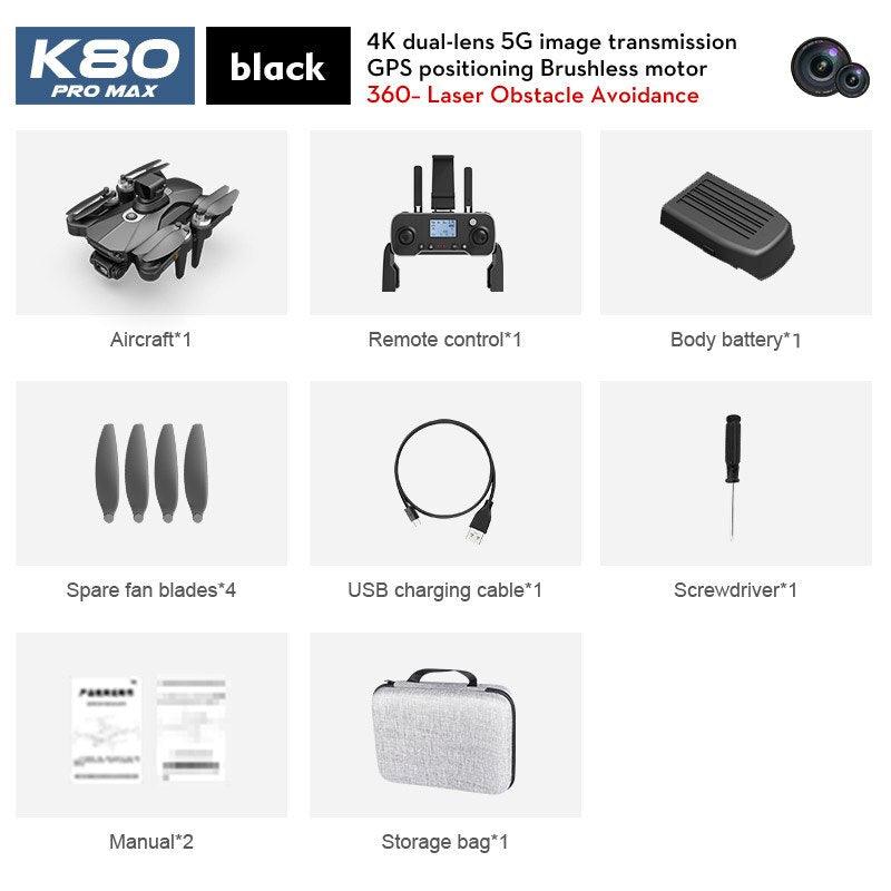 XYRC K80 PRO MAX GPS Drone - 4K Professional 8K Dual HD Camera Laser Obstacle Avoidance Brushless Folding Quadcopter RC Helicopter 7 XYRC K80 PRO MAX GPS Drone - 4K Professional 8K Dual HD Camera Laser Obstacle Avoidance Brushless Folding Quadcopter RC Helicopter - صورة XYRC K80 PRO MAX GPS Drone - 4K Professional 8K Dual HD Camera Laser Obstacle Avoidance Brushless Folding Quadcopter RC Helicopter - صورة 7