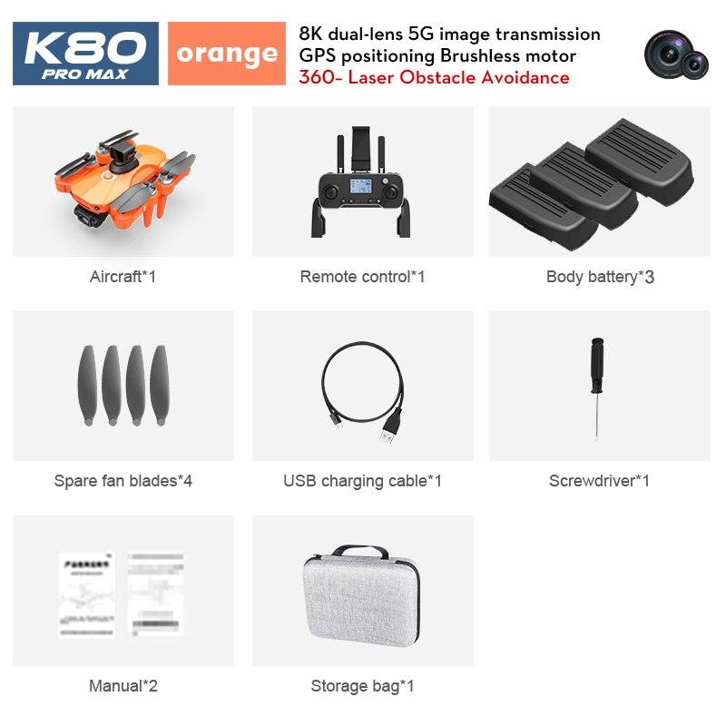 XYRC K80 PRO MAX GPS Drone - 4K Professional 8K Dual HD Camera Laser Obstacle Avoidance Brushless Folding Quadcopter RC Helicopter 4 XYRC K80 PRO MAX GPS Drone - 4K Professional 8K Dual HD Camera Laser Obstacle Avoidance Brushless Folding Quadcopter RC Helicopter - صورة XYRC K80 PRO MAX GPS Drone - 4K Professional 8K Dual HD Camera Laser Obstacle Avoidance Brushless Folding Quadcopter RC Helicopter - صورة 4
