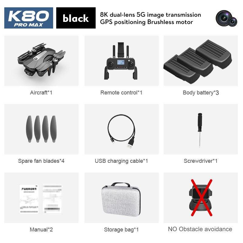 XYRC K80 PRO MAX GPS Drone - 4K Professional 8K Dual HD Camera Laser Obstacle Avoidance Brushless Folding Quadcopter RC Helicopter 2 XYRC K80 PRO MAX GPS Drone - 4K Professional 8K Dual HD Camera Laser Obstacle Avoidance Brushless Folding Quadcopter RC Helicopter - صورة XYRC K80 PRO MAX GPS Drone - 4K Professional 8K Dual HD Camera Laser Obstacle Avoidance Brushless Folding Quadcopter RC Helicopter - صورة 2