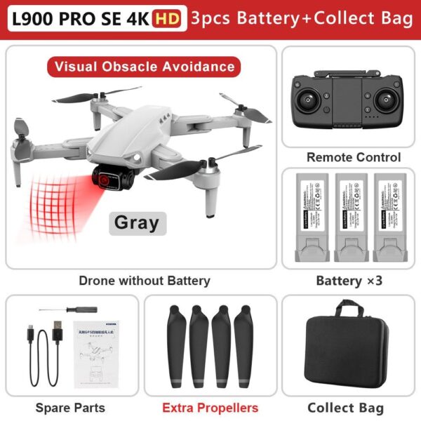 L900 PRO SE Drone - 4K HD Dual Camera Drone Visual Obstacle Avoidance Brushless Motor GPS 5G WIFI RC Dron Professional FPV Quadcopter 25 L900 PRO SE Drone - 4K HD Dual Camera Drone Visual Obstacle Avoidance Brushless Motor GPS 5G WIFI RC Dron Professional FPV Quadcopter — изображение 25