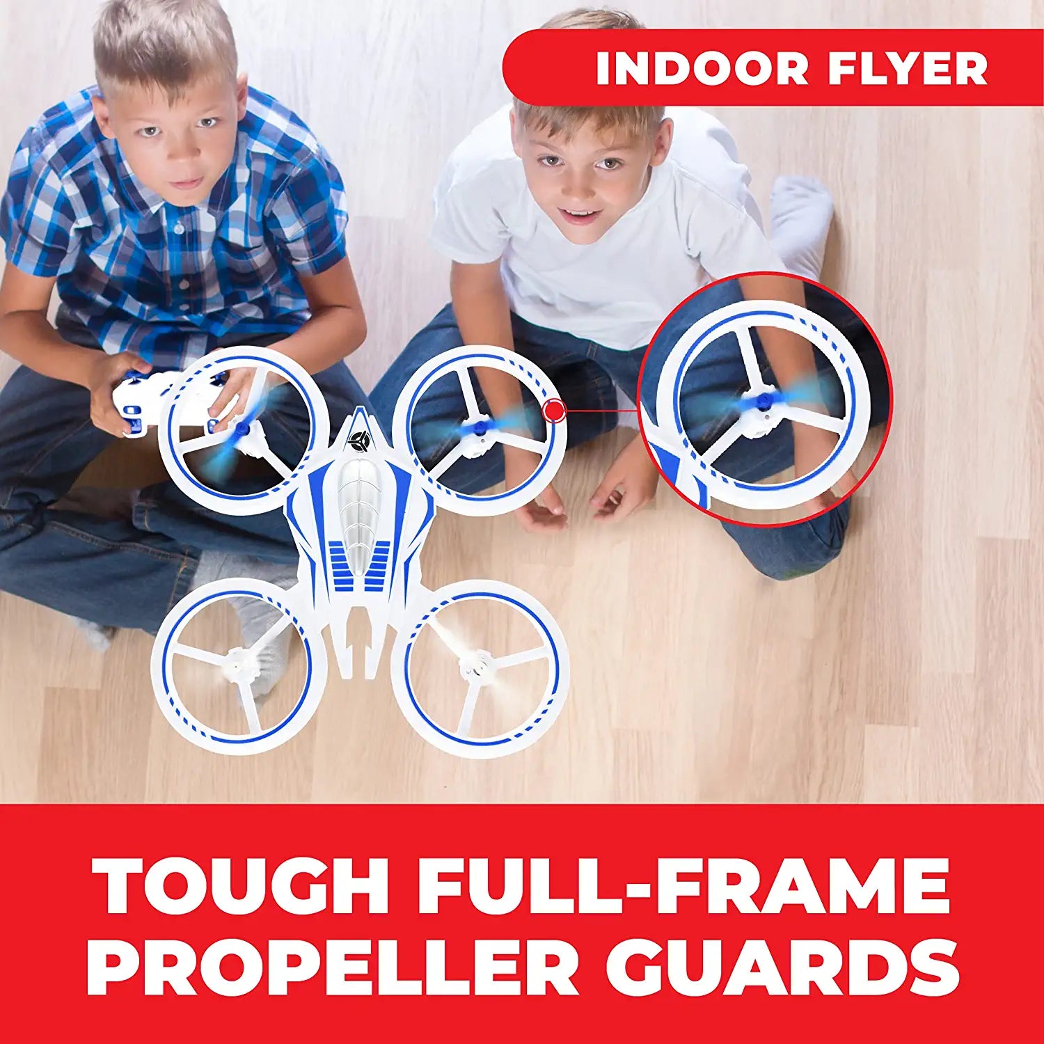 Force1 UFO 4000 Mini Drone for Kids - LED Remote Control Drone, Small RC Quadcopter for Beginners with LEDs, 4-Channel Remote Control, 2 Speeds, and 2 Drone Batteries 4 Force1 UFO 4000 Mini Drone for Kids - LED Remote Control Drone, Small RC Quadcopter for Beginners with LEDs, 4-Channel Remote Control, 2 Speeds, and 2 Drone Batteries - صورة Force1 UFO 4000 Mini Drone for Kids - LED Remote Control Drone, Small RC Quadcopter for Beginners with LEDs, 4-Channel Remote Control, 2 Speeds, and 2 Drone Batteries - صورة 4