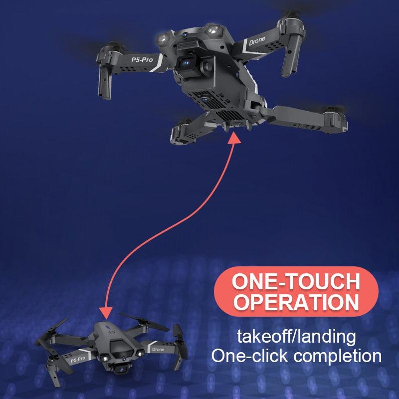 P5 Pro Drone - 2023 New Drone 8k HD Camera 5G WiFi Fpv ESC Aerial Photography RC Quadcopter Optical Flow Fixed Height Folding Dron Aircraft Toy 10 P5 Pro Drone - 2023 New Drone 8k HD Camera 5G WiFi Fpv ESC Aerial Photography RC Quadcopter Optical Flow Fixed Height Folding Dron Aircraft Toy — изображение 10