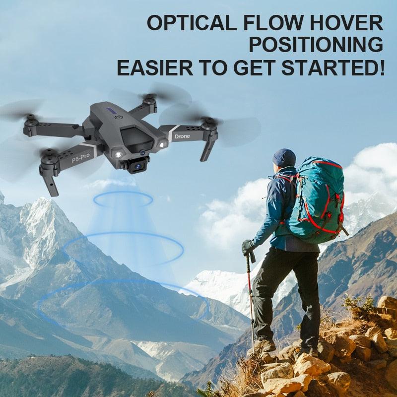 P5 Pro Drone - 2023 New Drone 8k HD Camera 5G WiFi Fpv ESC Aerial Photography RC Quadcopter Optical Flow Fixed Height Folding Dron Aircraft Toy 9 P5 Pro Drone - 2023 New Drone 8k HD Camera 5G WiFi Fpv ESC Aerial Photography RC Quadcopter Optical Flow Fixed Height Folding Dron Aircraft Toy — изображение 9