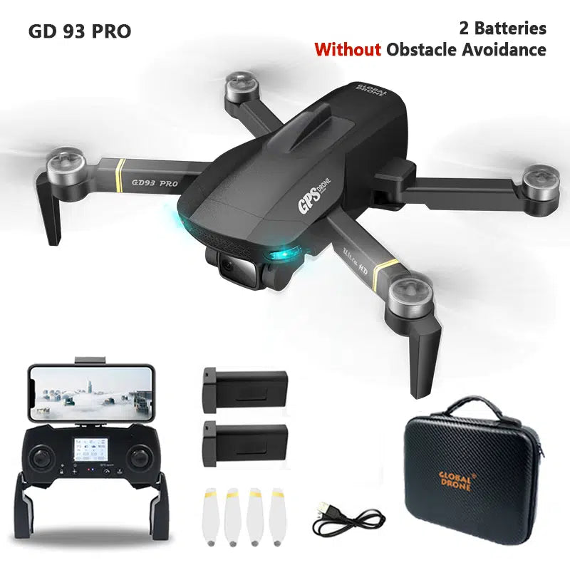 GD93 Pro Max Drone - GPS Foldable Drone With ESC Camera And Brushless Motors,LED Screen, Optical Flow Positioning, Brushless Motor, Trajectory Fight, 8 GD93 Pro Max Drone - GPS Foldable Drone With ESC Camera And Brushless Motors,LED Screen, Optical Flow Positioning, Brushless Motor, Trajectory Fight, — изображение 8