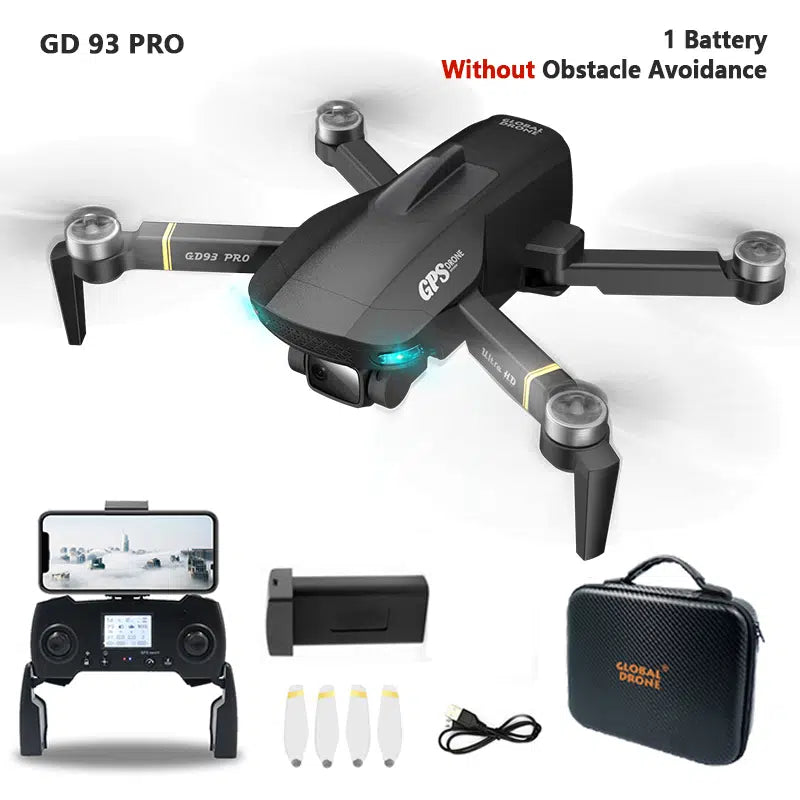 GD93 Pro Max Drone - GPS Foldable Drone With ESC Camera And Brushless Motors,LED Screen, Optical Flow Positioning, Brushless Motor, Trajectory Fight, 6 GD93 Pro Max Drone - GPS Foldable Drone With ESC Camera And Brushless Motors,LED Screen, Optical Flow Positioning, Brushless Motor, Trajectory Fight, — изображение 6