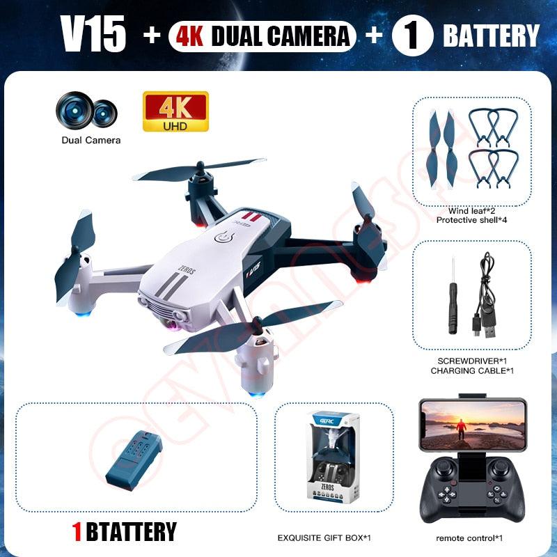 V15 Drone - 2024 New Mini Drone 4k Profesional Dron With 1080P HD Camera RC Drones Collapsible Quadcopter Airplane Remote Control Toys 7 V15 Drone - 2024 New Mini Drone 4k Profesional Dron With 1080P HD Camera RC Drones Collapsible Quadcopter Airplane Remote Control Toys — изображение 7