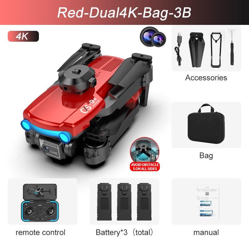 2024 New XYRC CS9 Mini Drone - 4K Dual Camera Four Side Obstacle Avoidance Optical Flow Positioning Foldable Quadcopter Toys Gifts 6 2024 New XYRC CS9 Mini Drone - 4K Dual Camera Four Side Obstacle Avoidance Optical Flow Positioning Foldable Quadcopter Toys Gifts - صورة 2024 New XYRC CS9 Mini Drone - 4K Dual Camera Four Side Obstacle Avoidance Optical Flow Positioning Foldable Quadcopter Toys Gifts - صورة 6