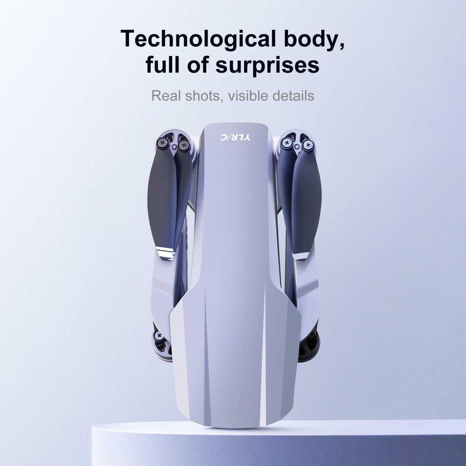 QJ S106 GPS Drone - 8K HD Professional Dual Camera Anti-shake gimbal Brushless Motor 181g RC helicopter Foldable Quadcopter - صورة QJ S106 GPS Drone - 8K HD Professional Dual Camera Anti-shake gimbal Brushless Motor 181g RC helicopter Foldable Quadcopter - صورة 16