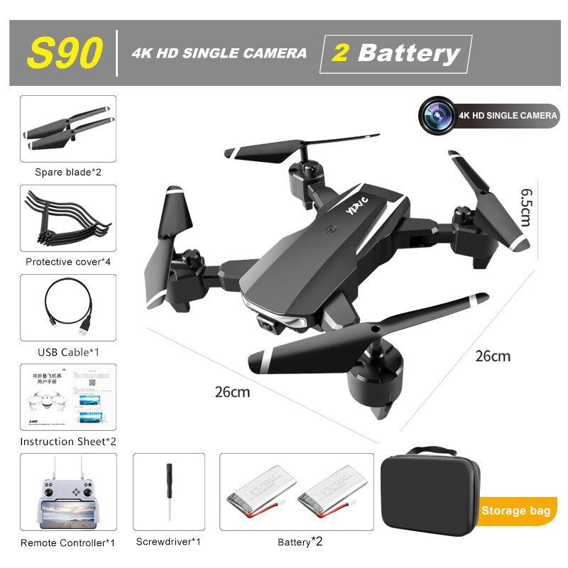 S90 Mini Drone - 4K Profession HD Wide Angle ESC Camera 1080P WiFi Fpv Dual Cameras Height Keep Helicopter Toys for Boys 8 S90 Mini Drone - 4K Profession HD Wide Angle ESC Camera 1080P WiFi Fpv Dual Cameras Height Keep Helicopter Toys for Boys — изображение 8