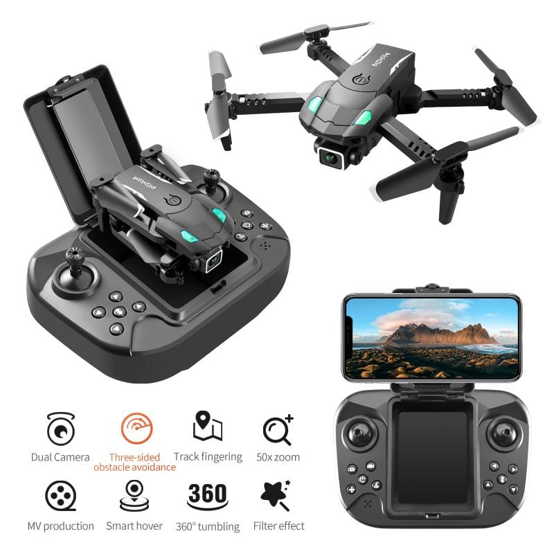 XYRC S128 Mini Drone - 4K HD Camera Three-sided Obstacle Avoidance Air Pressure Fixed Height Professional Foldable Quadcopter Toys 2 XYRC S128 Mini Drone - 4K HD Camera Three-sided Obstacle Avoidance Air Pressure Fixed Height Professional Foldable Quadcopter Toys — изображение 2