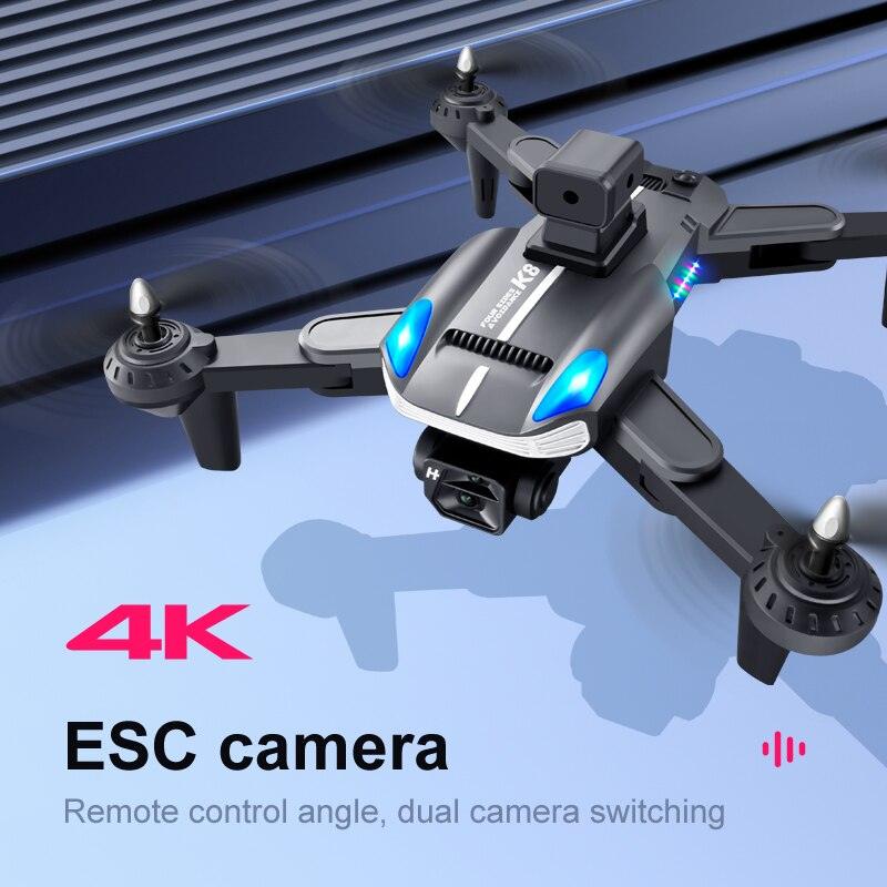 K8 Drone - 2023 New Drone 4K Professional HD ESC Double Camera Obstacle Avoidance Optical Flow Positioning Foldable Quadcopter Toys Gift 14 K8 Drone - 2023 New Drone 4K Professional HD ESC Double Camera Obstacle Avoidance Optical Flow Positioning Foldable Quadcopter Toys Gift — изображение 14