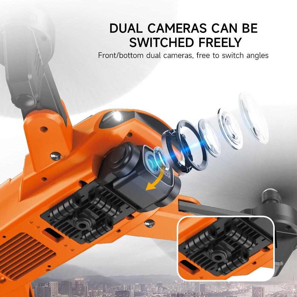 QJ F184 Drone - 4K Dual Camera WiFi FPV One Button Obstacle Avoidance Smart Follow 360° Quadcopter RC Helicopter Toy Gifts 9 QJ F184 Drone - 4K Dual Camera WiFi FPV One Button Obstacle Avoidance Smart Follow 360° Quadcopter RC Helicopter Toy Gifts - Image 9