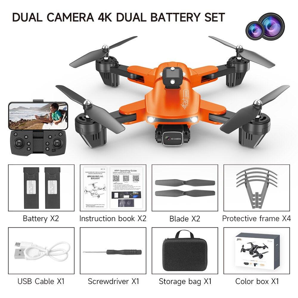 QJ F184 Drone - 4K Dual Camera WiFi FPV One Button Obstacle Avoidance Smart Follow 360° Quadcopter RC Helicopter Toy Gifts 7 QJ F184 Drone - 4K Dual Camera WiFi FPV One Button Obstacle Avoidance Smart Follow 360° Quadcopter RC Helicopter Toy Gifts - Image 7