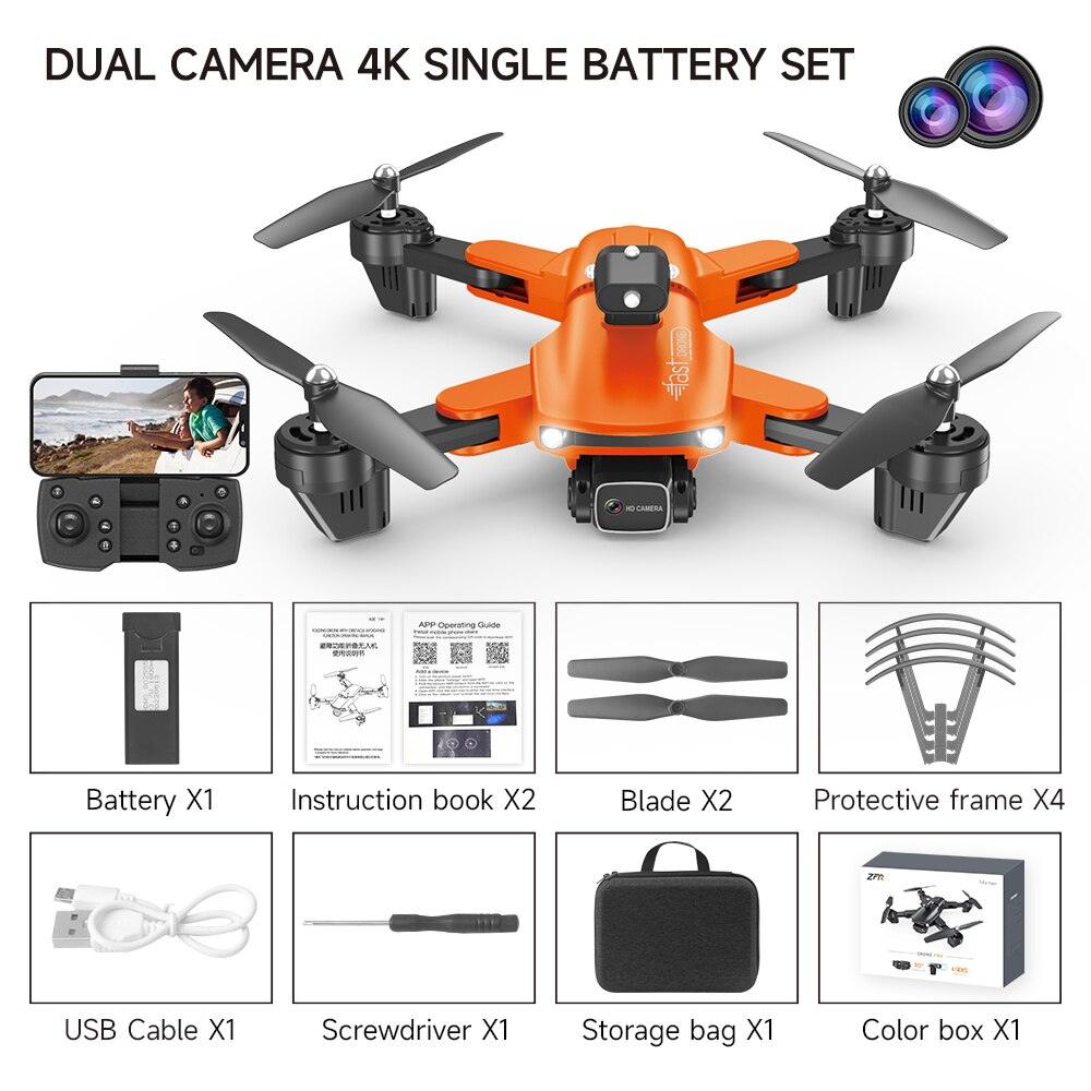 QJ F184 Drone - 4K Dual Camera WiFi FPV One Button Obstacle Avoidance Smart Follow 360° Quadcopter RC Helicopter Toy Gifts 6 QJ F184 Drone - 4K Dual Camera WiFi FPV One Button Obstacle Avoidance Smart Follow 360° Quadcopter RC Helicopter Toy Gifts - Image 6