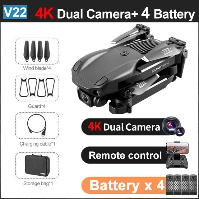 4DRC V22 Drone - 4k Profesional 1080P WiFi fpv Drones HD Dual Camera Quadcopter Obstacle Avoidance Helicopter Dron Toys 13 4DRC V22 Drone - 4k Profesional 1080P WiFi fpv Drones HD Dual Camera Quadcopter Obstacle Avoidance Helicopter Dron Toys — изображение 13