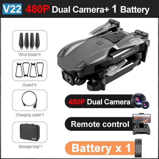 4DRC V22 Drone - 4k Profesional 1080P WiFi fpv Drones HD Dual Camera Quadcopter Obstacle Avoidance Helicopter Dron Toys 10 4DRC V22 Drone - 4k Profesional 1080P WiFi fpv Drones HD Dual Camera Quadcopter Obstacle Avoidance Helicopter Dron Toys — изображение 10