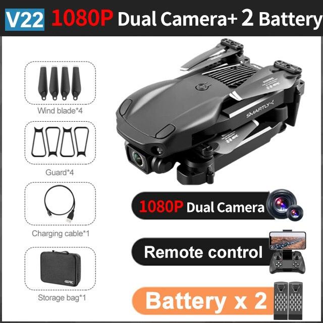 4DRC V22 Drone - 4k Profesional 1080P WiFi fpv Drones HD Dual Camera Quadcopter Obstacle Avoidance Helicopter Dron Toys 8 4DRC V22 Drone - 4k Profesional 1080P WiFi fpv Drones HD Dual Camera Quadcopter Obstacle Avoidance Helicopter Dron Toys — изображение 8