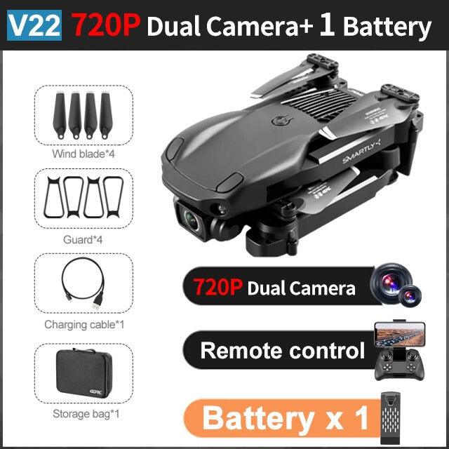 4DRC V22 Drone - 4k Profesional 1080P WiFi fpv Drones HD Dual Camera Quadcopter Obstacle Avoidance Helicopter Dron Toys 6 4DRC V22 Drone - 4k Profesional 1080P WiFi fpv Drones HD Dual Camera Quadcopter Obstacle Avoidance Helicopter Dron Toys — изображение 6