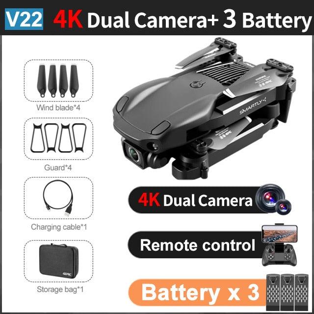 4DRC V22 Drone - 4k Profesional 1080P WiFi fpv Drones HD Dual Camera Quadcopter Obstacle Avoidance Helicopter Dron Toys 4 4DRC V22 Drone - 4k Profesional 1080P WiFi fpv Drones HD Dual Camera Quadcopter Obstacle Avoidance Helicopter Dron Toys — изображение 4