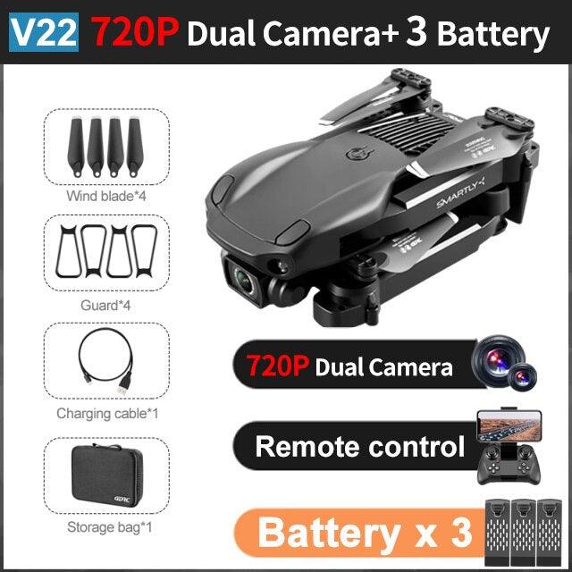 4DRC V22 Drone - 4k Profesional 1080P WiFi fpv Drones HD Dual Camera Quadcopter Obstacle Avoidance Helicopter Dron Toys 2 4DRC V22 Drone - 4k Profesional 1080P WiFi fpv Drones HD Dual Camera Quadcopter Obstacle Avoidance Helicopter Dron Toys — изображение 2