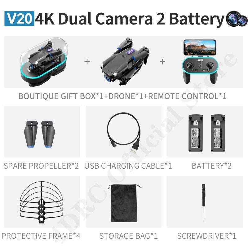 4DRC V20 Drone - 4k Profesional HD Dual Camera fpv Drone Height Keep Drones Photography Rc Helicopter Foldable Quadcopter Dron Toy 16 4DRC V20 Drone - 4k Profesional HD Dual Camera fpv Drone Height Keep Drones Photography Rc Helicopter Foldable Quadcopter Dron Toy - Image 16
