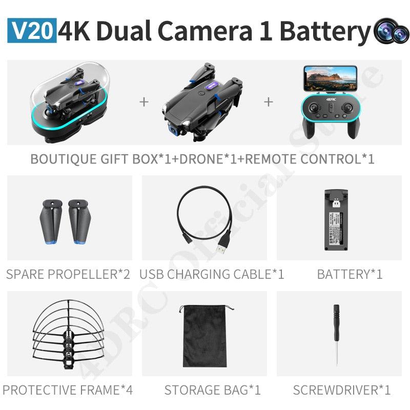 4DRC V20 Drone - 4k Profesional HD Dual Camera fpv Drone Height Keep Drones Photography Rc Helicopter Foldable Quadcopter Dron Toy 13 4DRC V20 Drone - 4k Profesional HD Dual Camera fpv Drone Height Keep Drones Photography Rc Helicopter Foldable Quadcopter Dron Toy - Image 13