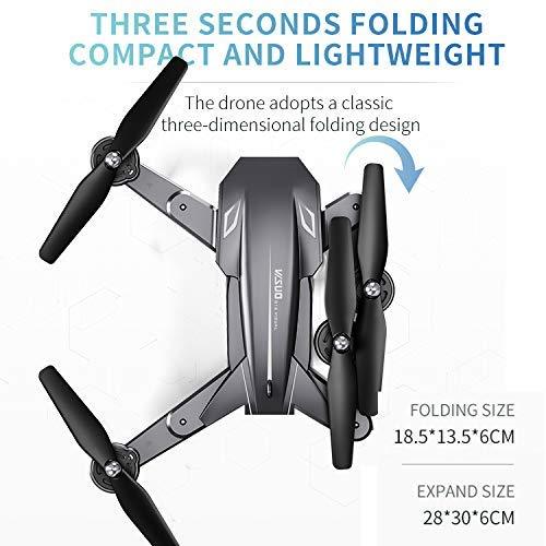 Visuo XS816 Drone - with 50 Times Zoom WiFi FPV 4K Dual Camera Optical Flow Quadcopter Foldable Selfie Drone - Image 4