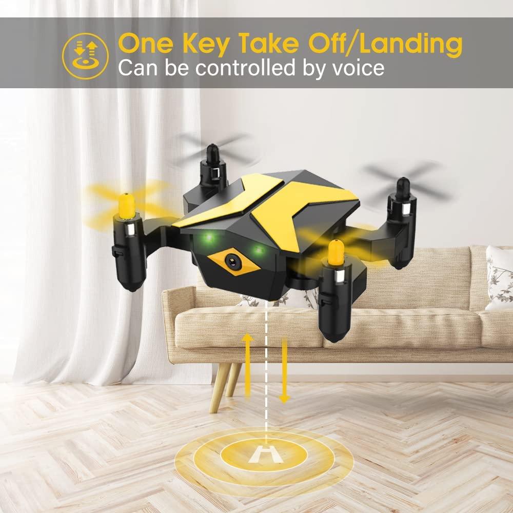 ATTOP X2W Mini Drone - RC Quadcopter with App FPV Video, Voice Control, Altitude Hold, Headless Mode, Trajectory Flight, Foldable Kids Drone Boys Gifts Girls Toys 7 ATTOP X2W Mini Drone - RC Quadcopter with App FPV Video, Voice Control, Altitude Hold, Headless Mode, Trajectory Flight, Foldable Kids Drone Boys Gifts Girls Toys - Image 7