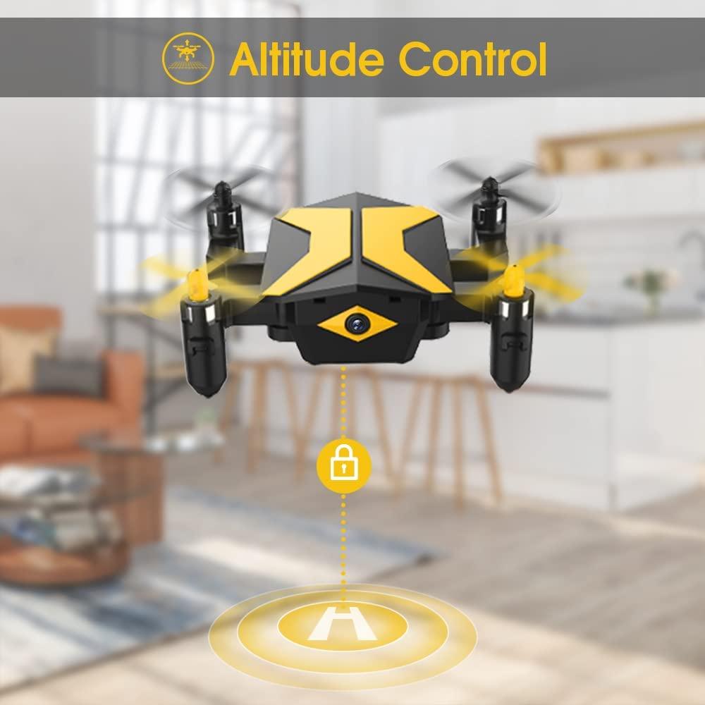 ATTOP X2W Mini Drone - RC Quadcopter with App FPV Video, Voice Control, Altitude Hold, Headless Mode, Trajectory Flight, Foldable Kids Drone Boys Gifts Girls Toys 2 ATTOP X2W Mini Drone - RC Quadcopter with App FPV Video, Voice Control, Altitude Hold, Headless Mode, Trajectory Flight, Foldable Kids Drone Boys Gifts Girls Toys - Image 2