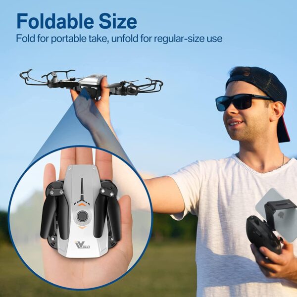 ATTOP X-Pack 3 Camera Drone - FPV Drone with Camera 1080P 164fts Range RC Drone with Voice/Gesture/Gravity Control Gift Ideas - Image 9