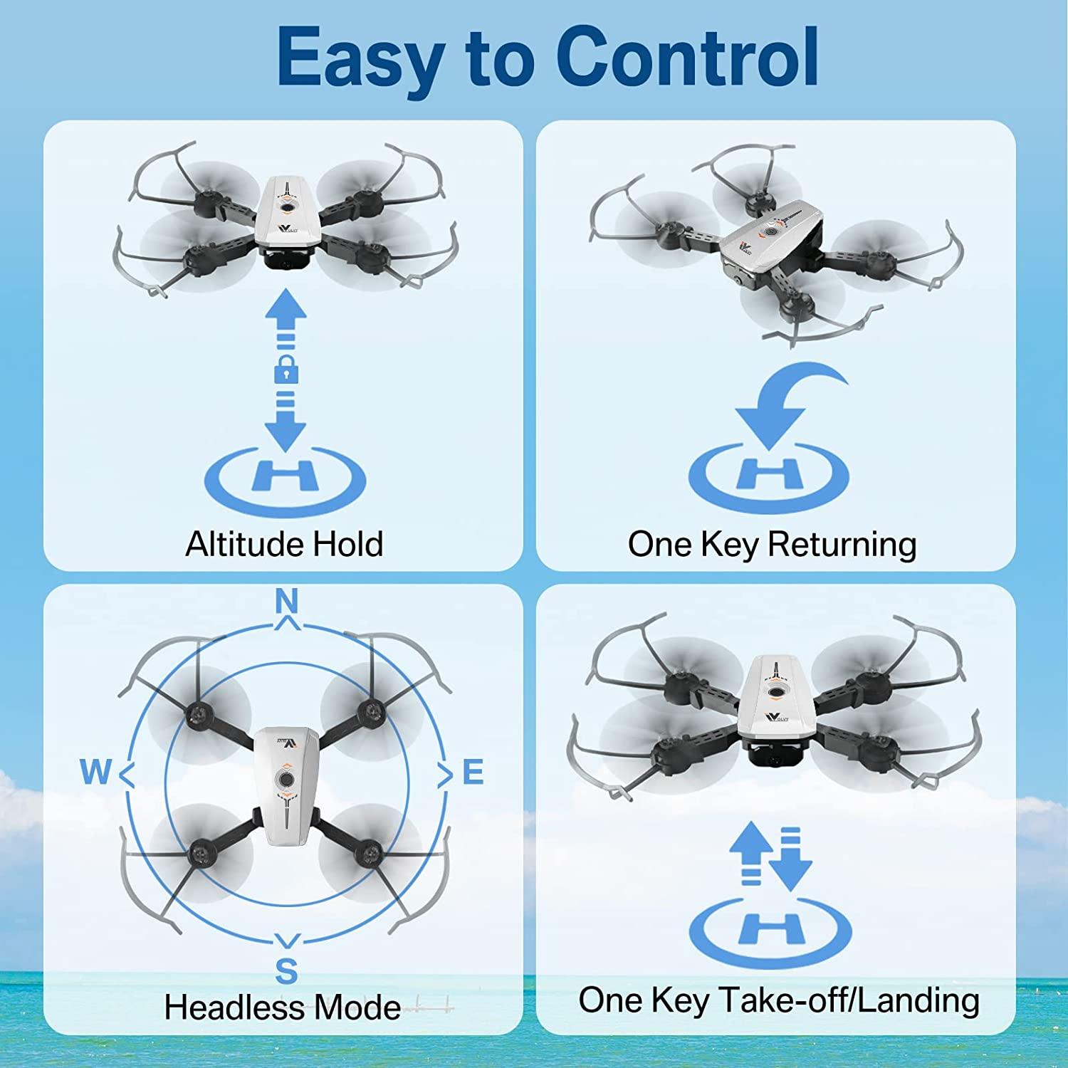 ATTOP X-Pack 3 Camera Drone - FPV Drone with Camera 1080P 164fts Range RC Drone with Voice/Gesture/Gravity Control Gift Ideas 5 ATTOP X-Pack 3 Camera Drone - FPV Drone with Camera 1080P 164fts Range RC Drone with Voice/Gesture/Gravity Control Gift Ideas - Image 5