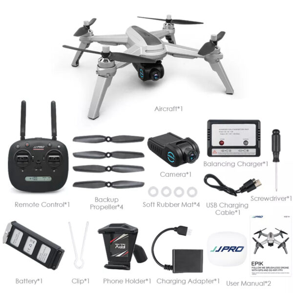JJRC X5 Drone - 2K Camera 5G Wifi GPS Drone Follow Me Altitude Hold RC Quadcopter 8 JJRC X5 Drone - 2K Camera 5G Wifi GPS Drone Follow Me Altitude Hold RC Quadcopter — изображение 8