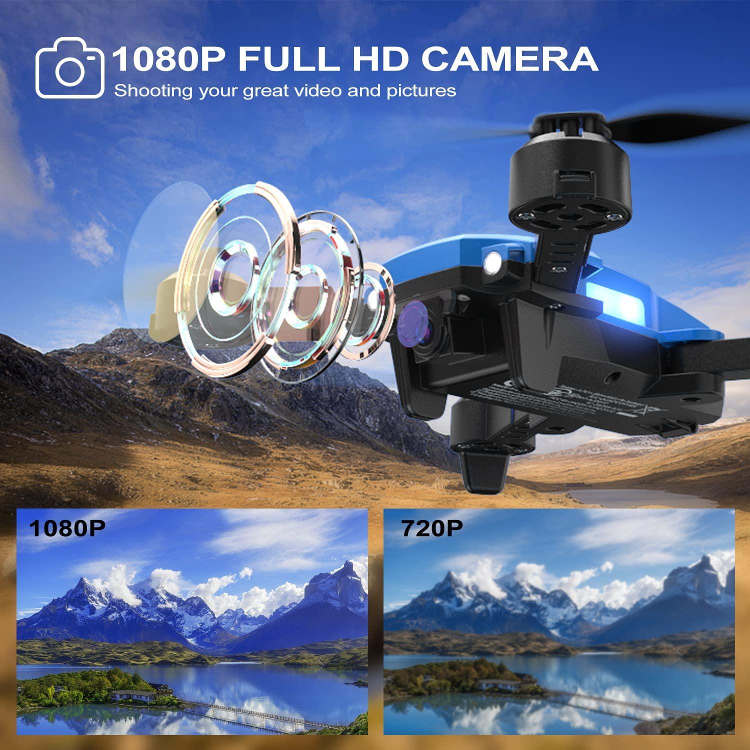 GGBOND G10/G20 Drone - with Camera for Kids 1080P HD FPV,Mini RC Drone for Beginners with 3D Flips,Headless Mode,Voice Control,One Key Sart, Speed Adjust, Altitude Hold 6 GGBOND G10/G20 Drone - with Camera for Kids 1080P HD FPV,Mini RC Drone for Beginners with 3D Flips,Headless Mode,Voice Control,One Key Sart, Speed Adjust, Altitude Hold - Image 6